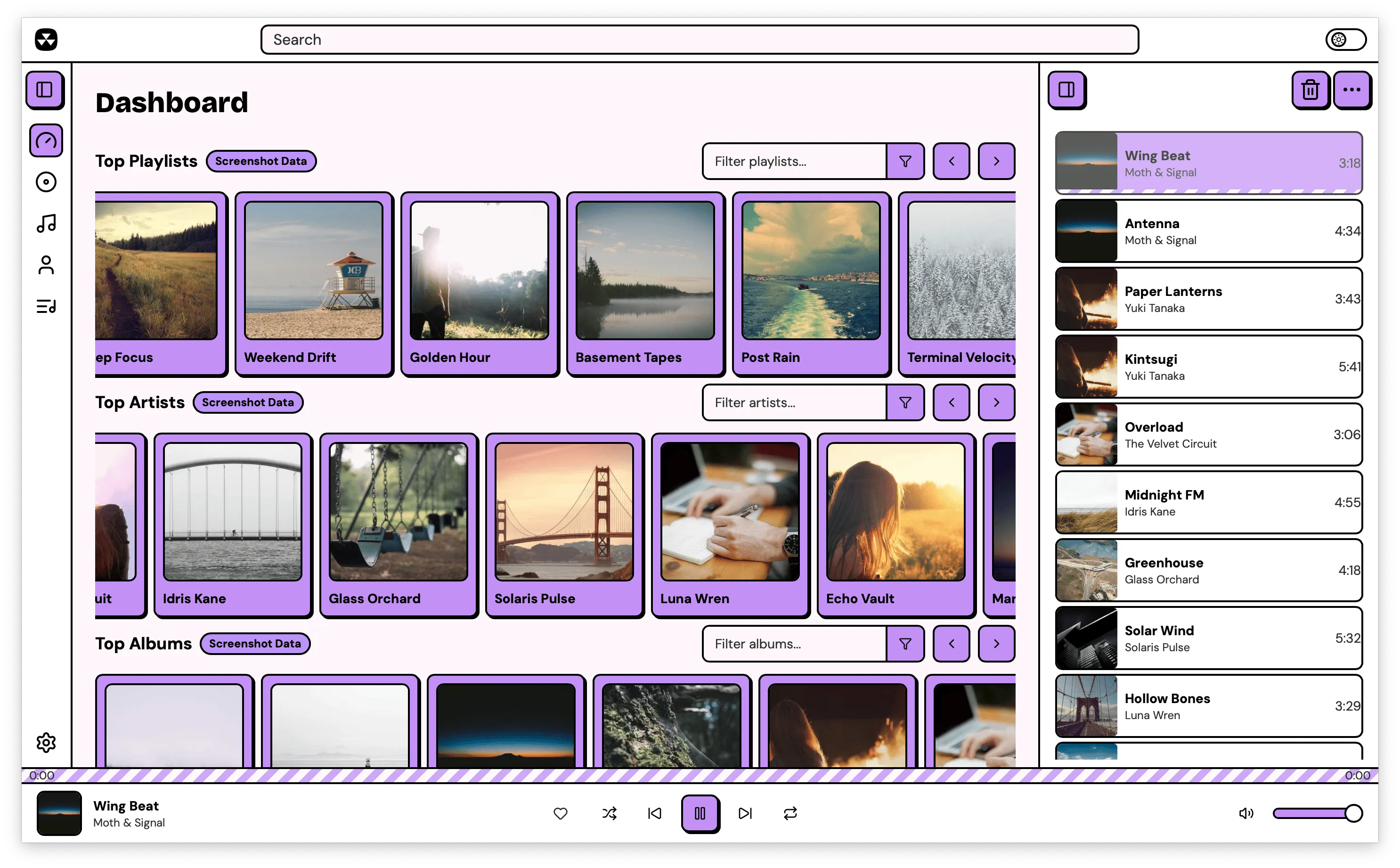 Nuclear dashboard with Aurora theme
