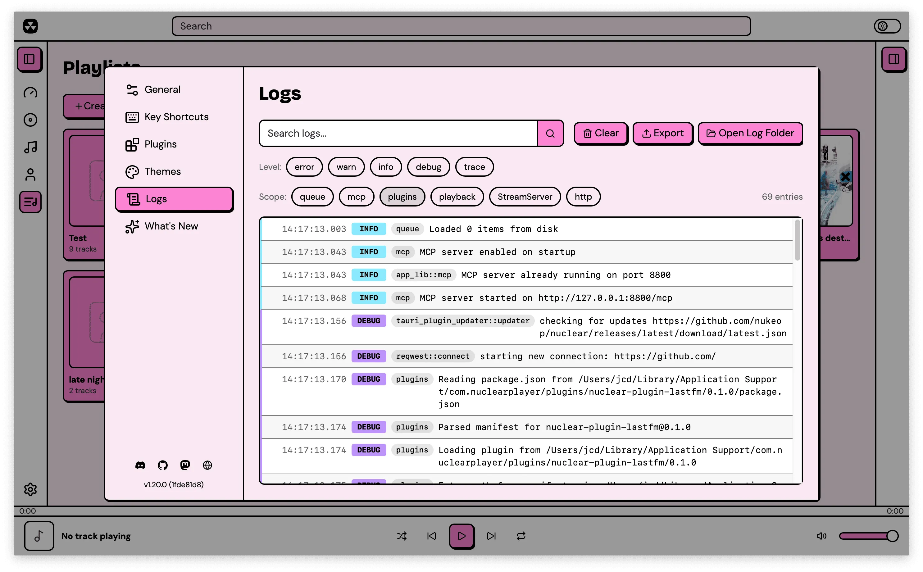 Log viewer