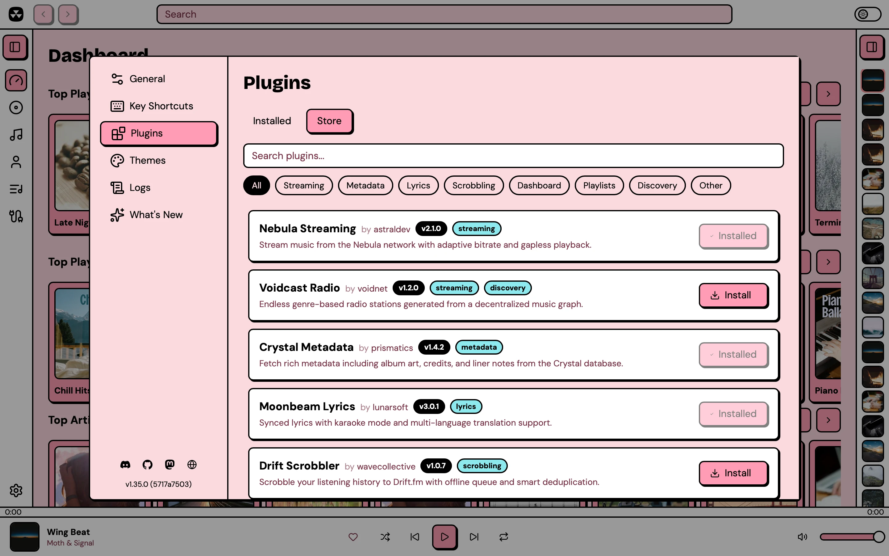 Plugin store in Nuclear