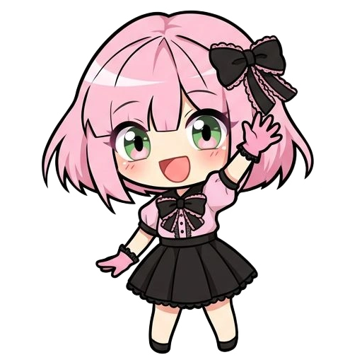 Nuclear mascot Nuki waving